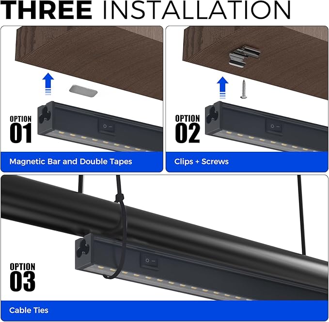 Barrina T5 Grow Lights for Indoor Plants, 2FT 5000K Full Spectrum LED Grow Light with Black Cover, T5 Grow Light Strip, Under Cabinet Plant Light with Switch Cord, Linkable, Plug and Play, 4 Packs - Image 6