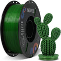 Sovol 3D Printer PETG Filament 1.75mm 1KG (2.2lbs), High Precision, Strong Toughness, Wiring Tightness, Dimensional Accuracy +/- 0.03 mm, 3D Printing PETG Filaments, Green by Sovol
