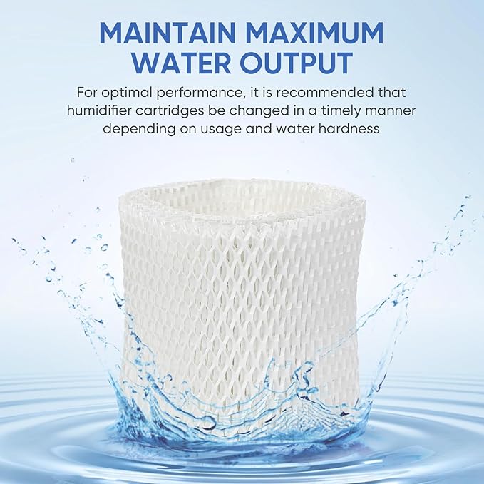 6 Pack Humidifier Filters HAC-504 Replacement for Honeywell Humidifier Filter, Filter A Humidifier Filter Replacement for HCM300/350/600/700 Honeywell Humidifier, White - Image 3