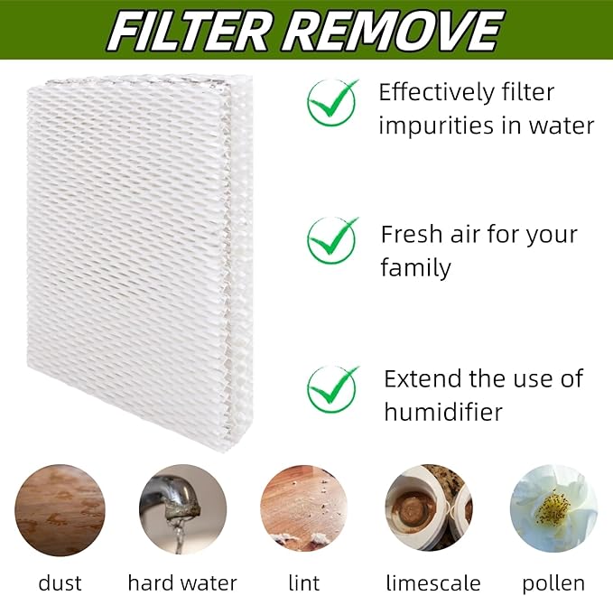 4 Pack MD1-0034 Replacement Humidifier Wick Filters Compatible with Vornado Evaporative EV100 EV200 EVDC300 EVDC500 EVDC505 Evap40 Evap2 Humidifiers - Image 4