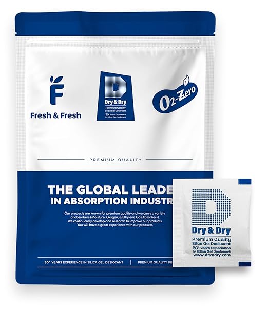 Dry & Dry 3 Gram [1000 Packets] Silica Gel Packets Silica Gel Desiccants, Silica Gel Packs - Rechargeable (Food Safe) Silica Gel Packets, Silica Packets by DryDry