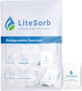 Natural Moisture Absorbers, Premium Moisture Absorption Desiccants Safe for Food, Luxury, Collectibles, Handbags, Shoes, Camera, Guitar Eco-Friendly & Biodegradable(2g x 100pcs) by LiteSorb