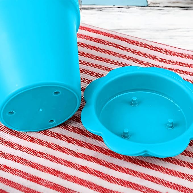 20 Pcs Nursery Pots with Humidity Dome, Cupcake Plant Nursery Pots with Bring A Plate and Shovel, Planting Cups for Seeds for Indoor Gardening and Plant Propagation(Blue) - Image 5