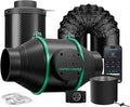 MARS HYDRO iFresh 4 Inch Smart Inline Fan Combo, with Variable Speed Controller, for Heating Cooling Booster, Grow Tents by MARSHYDRO