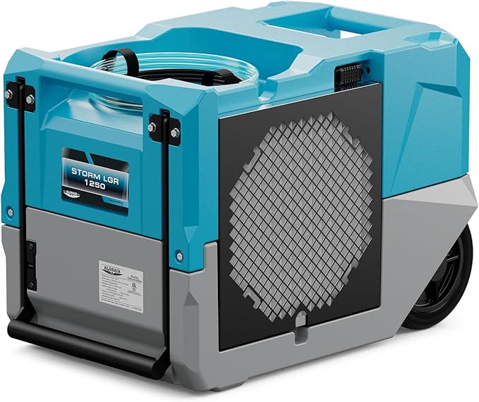ALORAIR 264 PPD Commercial Dehumidifier with Pump, Up to 3,000 Sq.Ft Industrial Dehumidifier with Drain Hose Potable Wheels Design for Whole House, Basement, Warehouse, Garage, Blue by ALORAIRSOLUTIONSINC0J0DC