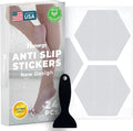 Anti-Slip Shower Stickers - Help Reduce Slipping in Bathtub & Shower, Clear Non-Slip Bath Strips, Strong Adhesive Bathtub Appliques Suitable for Homes with Kids, Adults & Seniors - 24 Pcs - Homergy by Homergy