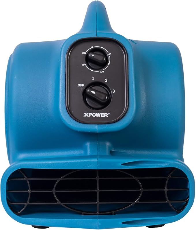 XD-125 Commercial Water Flood Damage Restoration Package for Home Garage Basements Restrooms Restaurants Crawl Spaces-Includes 4 Mini Air Movers,Dehumidifier,Mini HEPA Air Scrubber-Blue - Image 3