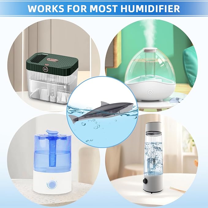 Humidifier Cleaner 6 Pack,Humidifiers Fish Tanks Cleaner,Warm&Cool Most Humidifiers and Fish Tank,Purifier Water (Grey) - Image 6