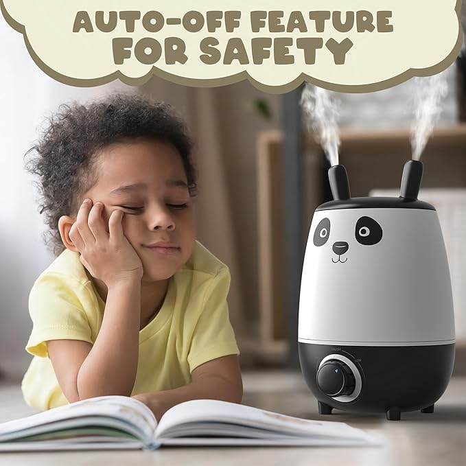 Everlasting Comfort 2.5L Kids Humidifiers for Bedroom - Easy to Clean 24HR Runtime No-Filter Quiet Kids & Baby Humidifier for Nursery, Home, Plants, Allergies, Dry Skin, Congestion, Indoor - Image 7