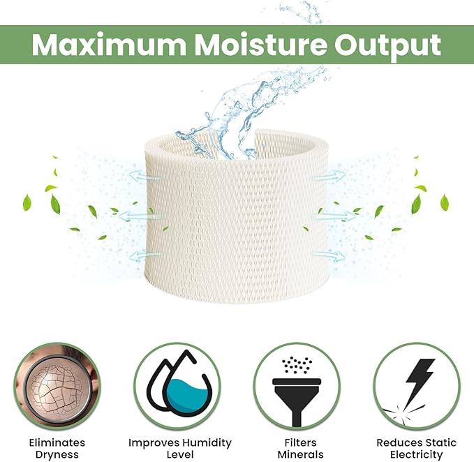 Future Way MAF1 Humidifier Filter Compatible with AIRCARE Essick Air MA1201, MA0950, Kenmore 14906 Humidifiers, 2-Pack - Image 3