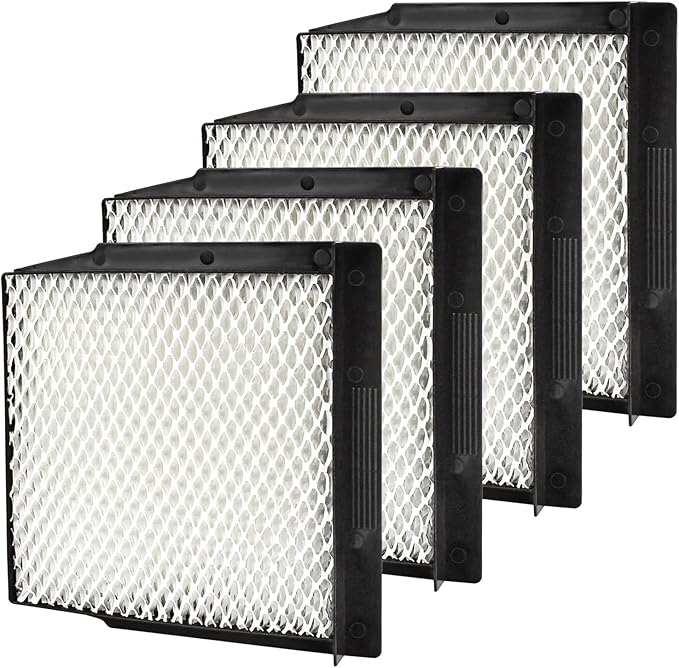 Humidifier 1040 Super Wick Filter Replacement for AIRCARE Air Humidifier B40 B40-C Humidifier Wick Filter, Fit 3D6-100 5D6-700 76D-100 D46-720 E35-000 E27-000 MA0300 CM330 MA-0500 B23 DP3 B40 - 4 Pack by Ximoon