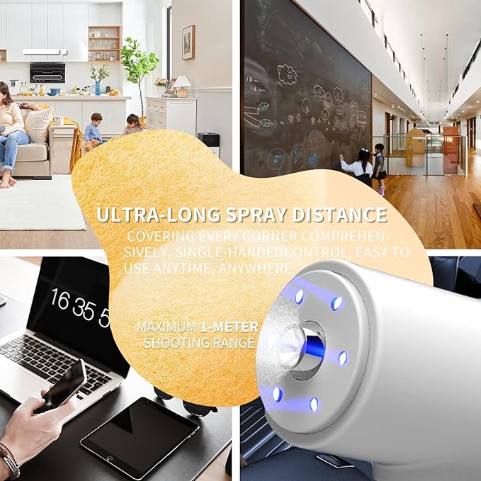 Handheld Humidifiers ，Atomizer Sprayer，Rechargeable ULV Nano Sprayer with Blue Light,Electrostatic ULV Atomizer Sprayer，Electrostatic Portable Sprayer - Image 3