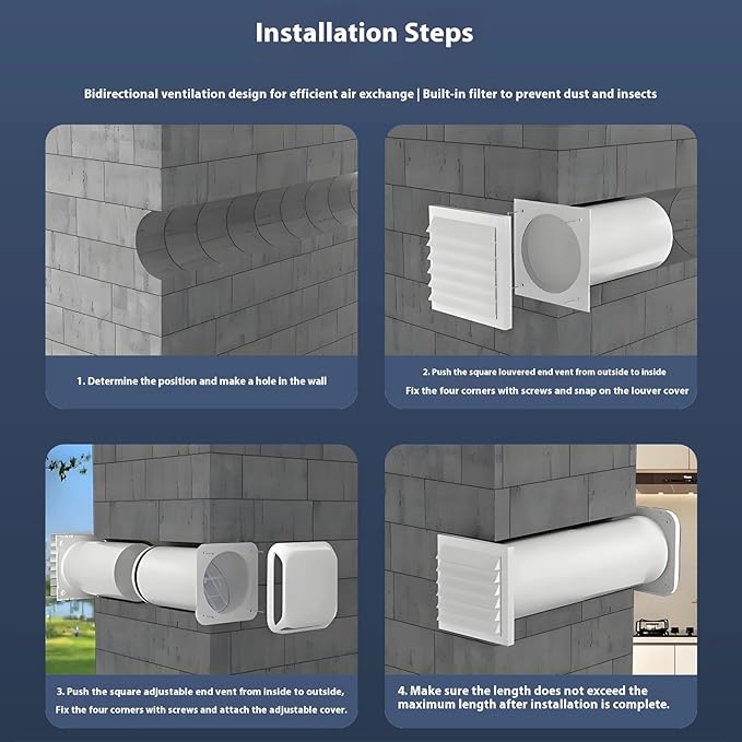 Wall Mount Build In Filter Bidirectional Airflows Quiet Designs For Control Expandable Wall - Image 3