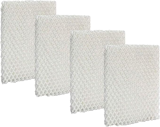 HAC-700 HW-700 Replacement Wick Filter: Replace for Honeywell HAC-700V1 HAC700PDQV1 HAC700TV2 HCM-750 HCM-750B Humidifiers Filter B - 4 Pack, White by YahuPase