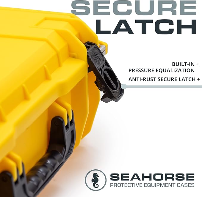 Seahorse 720 Heavy Duty Protective Dry Box Case Without Foam - TSA Approved/Mil Spec / IP67 Waterproof/USA Made for Cameras, Firearms, Motorcycles, Laptops, Consoles, VR, Drones - Image 4