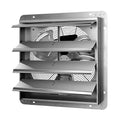 Simple Deluxe 18 Inch Wall Mounted Shutter Exhaust Fan, Aluminum, 1400 RPM, 2000 CFM, for Greenhouse, Attic, Garage, Louvered Vent, Plant, Silver by SimpleDeluxe
