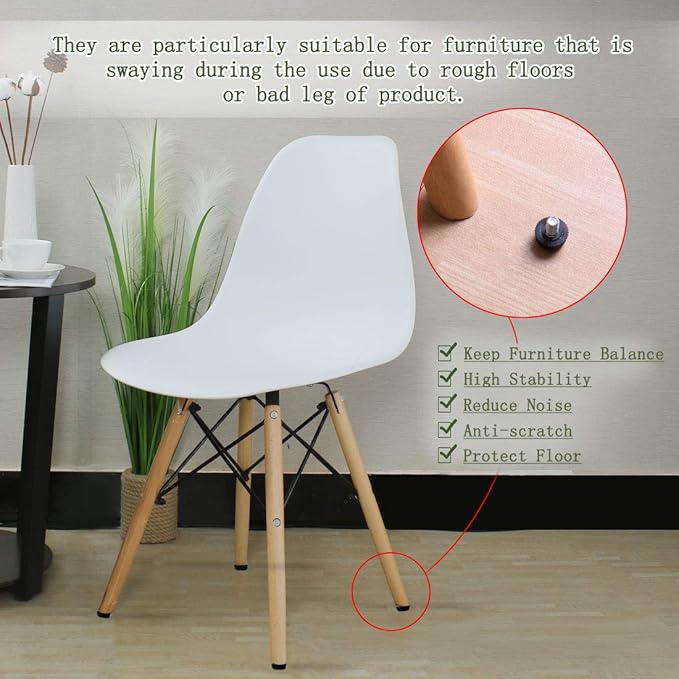 uxcell M6 x 10 x 16mm Leveling Feet Adjustable Leveler Floor Protector for House Furniture Cabinet Table Chair Leg 10 Pack - Image 6