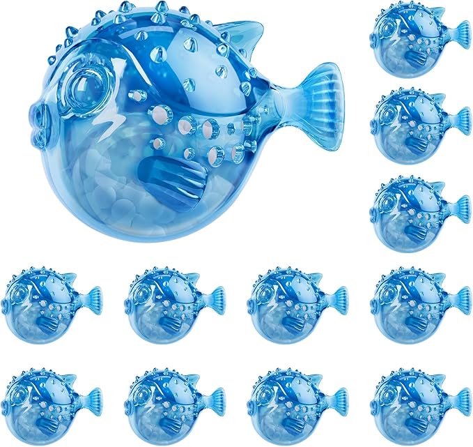 12-Pack Universal Humidifier Cleaning Fish Compatible with Most Humidifiers Replacement Ultrasonic Humidifier Tank Cleaner Ball | Prevents Hard Water Build-Up | Eliminate White Dust | Purifies Water by Unknown