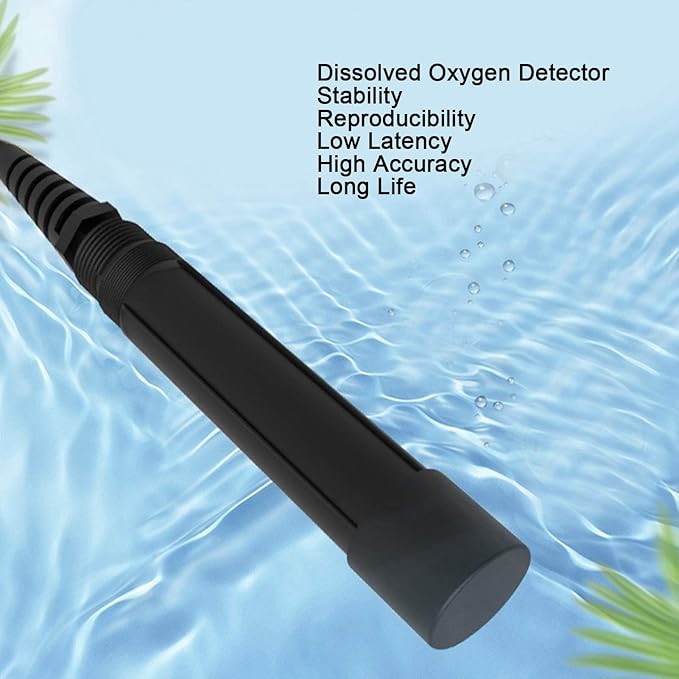 Dissolved Oxygen Meter, 12‑24V Portable Fluorescence Detector Sensor, Remote Monitoring Aquaculture Device for Sewage Treatment, Environmental Monitoring, Fish Pond - Image 4