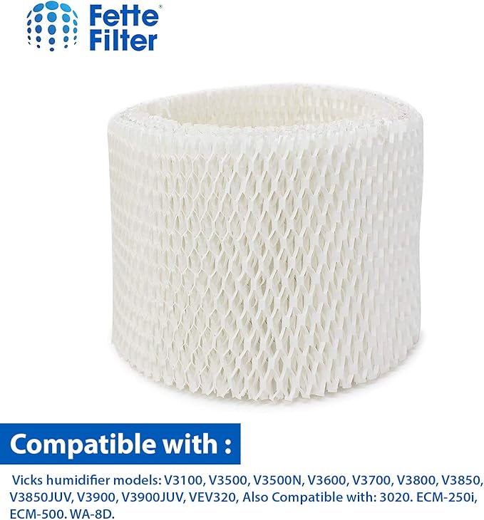 6 Pack WF2 Humidifier Filters for Vicks Humidifier V3100 V3500 V3600 V3700 V3800 V3850 V3900, for Honeywell HCM-350 HCM-630 HCM-300T, for Kaz 3020, for Sunbeam 1118 1119, ECM-250i, ECM-500 - Image 2
