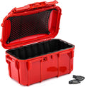Seahorse 58 Portable Waterproof Dry Box Protective Case - Travel Safe/Mil Spec / IP67 Waterproof/USA Made - for Cameras, Ammunition, Rifle Ammo, Pistols, Smell Proof Box, Kids Toys (Red) (SE58-RD) by SeahorseCases
