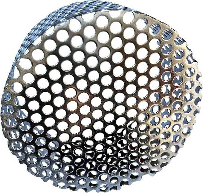 PVC Termination Cap Vent Cover, Stainless Steel Mesh Screen Vent Cover Slot for 4.24" to 4.34" ID Furnace and Roof Vent Pipe, Conical Vent Cap Rust preventing Leaves Debris, Birds Entering by LOVEERCT