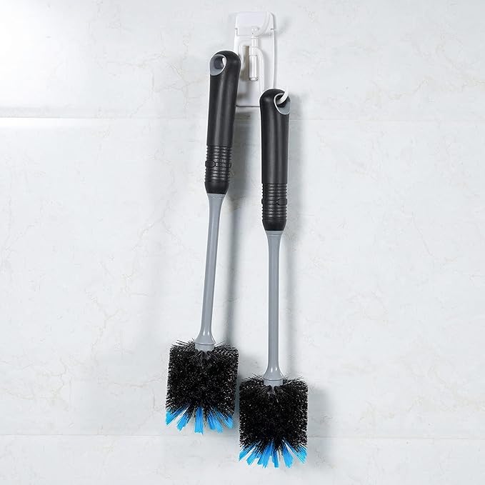 Water Bottle Cleaning Brush, Long Handle Flexible Scrub Brush for Water Bottles, Glasswares, Mugs, Flasks, Tumblers, Vases, and Kitchen Sink, 2 Pack - Image 6
