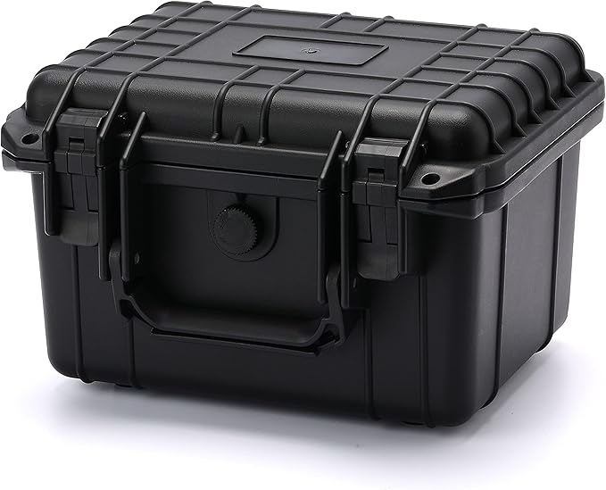 Mayouko Portable Tool Box with Shock- Proof Sponge, Water Proof Grade IP67, Waterproof Hard Case with Foam Insert, Weather Proof Box, 9.3"Lx 8"Wx 4.4"H by MAYOUKO