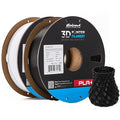 INLAND Micro Center PLA+ 3D Printing Filament 1.75mm - PLA Pro Dimensional Accuracy +/- 0.03 mm - 1kg Cardboard Spool (2.2 lbs) (2 Pack Black & White, 1.75mm) by INLAND
