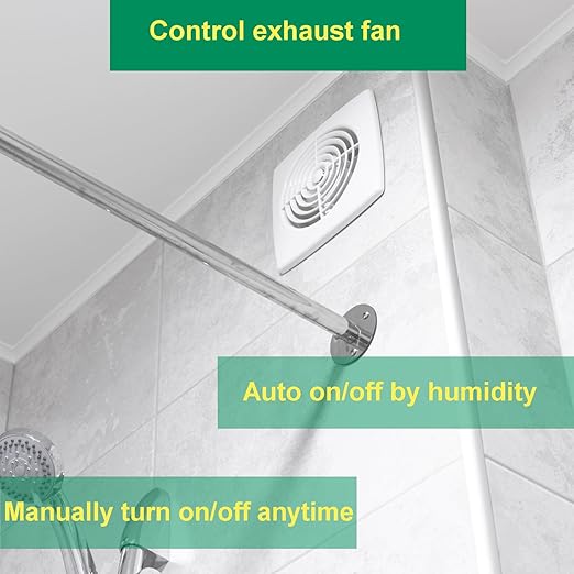 Smart Humidity Sensor Switch for Bathroom Fan by Martin Jerry | tasmota with ESP8285 2.4G WiFi chip, Fan Control for Home Assistant | Smart Home Devices via MQTT - Image 2