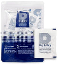 Dry & Dry 5 Gram [55 Packets] Silica Gel Packets, Desiccants - Rechargeable Fabric Silica Gel Packs, Silica Gel, Silica Packets, Desiccant Packs for Storage by DryDry