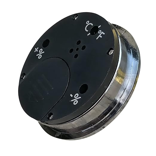 Prestige Import Group Round 2" Digital Hygrometer Thermometer for Cigar Humidors - Silver - 2 Pieces - Image 3