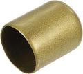 uxcell 20pcs Rubber End Caps 17mm ID Vinyl Round Tube Bolt Cap Cover Thread Protectors Gold by uxcell