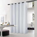 NICETOWN Patio Door Curtain Vertical Blinds, Reduce Sunlight Grommet Top Room Divider Curtain Panel Screen Partitions for Furniture Protecting (Cloud Grey, 70 inches Wide x 95 inches Long) by NICETOWN