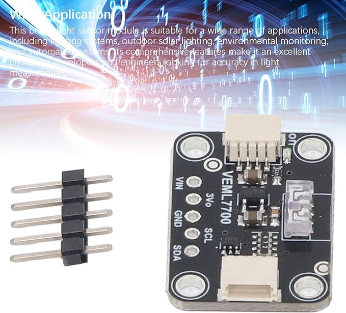 VEML7700 Light Measurement Sensor Module Digital Ambient Light Detection for Lighting Systems and Environmental Monitoring - Image 5