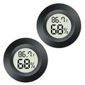 2 Pack Mini Digital Hygrometer Gauge Indoor Thermometer, LCD Monitor Temperature Outdoor Humidity Meter for Greenhouse Jars Incubators Guitar Case, Fahrenheit (℉) or Celsius(℃) by Unknown
