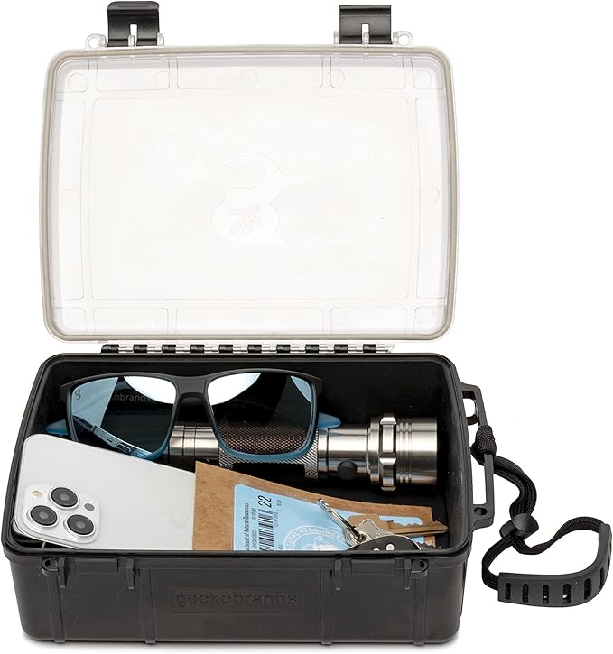 geckobrands Waterproof Dry Box with Silicone Liner – Durable, Dust-Proof, Crush-Proof Storage for Electronics and Gear - Image 3