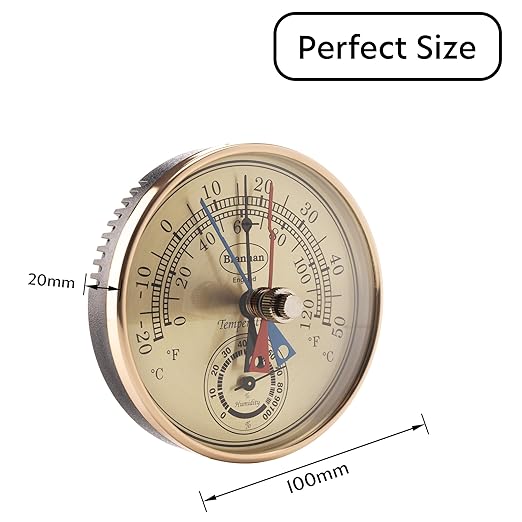 Brannan Max Min Thermometer and Hygrometer - Ideal Greenhouse Thermometer and Humidity Meter to Monitor Maximum and Minimum Temperatures and Humidity Easily Wall Mounted - Image 4