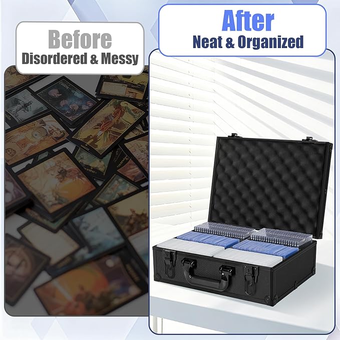 Toploader Storage Box for 3" x 4" 35pt Rigid Card, Top Loader Cards Hard Carrying Case, Sports Card Storage Boxes for Trading Cards, Top Loaders Holder (Holds 600+ Toploaders) - Image 6