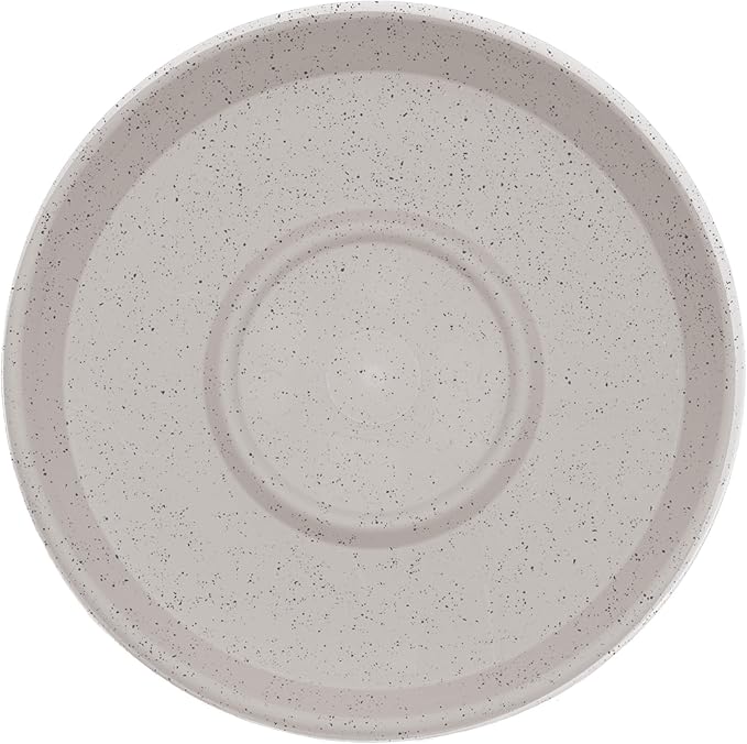 Bloem Terra Resin Saucer Tray: 4.75" Bottom Width - Vanilla Bean - Matte, Durable, Ribbed Bottom, Indoor and Outdoor, Fits 6" Terra Pots - Image 5