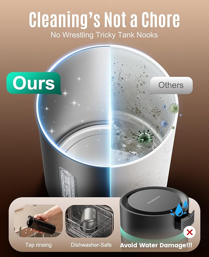 Stainless Steel Humidifier, Easy to Clean Humidifier, Dishwasher Safe Humidifiers - Image 3