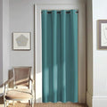 NICETOWN Door Curtain for Closet Doors 80 Inches Long 1 Panel, Blackout Doorway Curtain for Open Closet Bedroom, Room Divider Living Room for Privacy (Sea Teal, 1 Panel, 46W x 80L) by NICETOWN