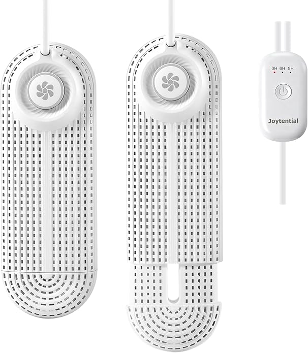 Electric Boot Dryer, Shoe Warmer with IC Controller, Footwear Travel Dryers Silent with 3/6/9 Hours Timer by Joytential