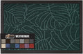 GORILLA GRIP 100% Waterproof All-Season WeatherMax Doormat, 60x24, US Designed Natural Rubber, Stain and Fade Resistant, Low Profile Indoor Outdoor Door Mats, Easy Clean Patio Mat, Green Palm by GorillaGrip