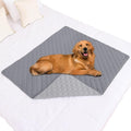 Smiry Waterproof Dog Bed Cover Pet Blanket, Soft Washable Dog Blanket for Furniture Bed Couch Sofa Reversible, Checkered (40"x50", Grey/Light Grey) by Smiry