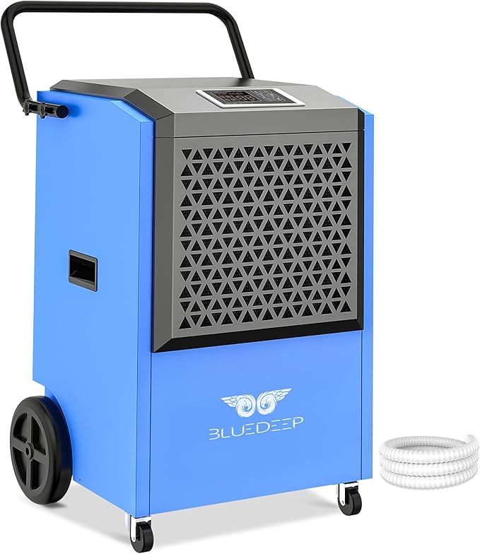 240 Pints Commercial Dehumidifier with Pump for Basements, Industrial Heavy Duty Commercial-grade Portable Dehumidifiers for Large Spaces Warehouse Grow Room, Water Damage Restoration - Image 5