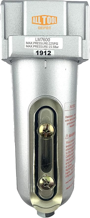 3/4" NPT Heavy Duty Compressed Air In Line Filter Desiccant Dryer Moisture Water Separator by AllToolDepot