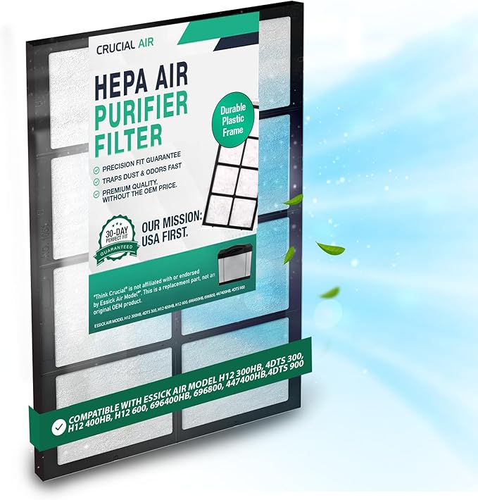Replacement Air Humidifier Filter - Compatible With AIRCARE 1051, Essick Air Part #1051 - Models 4DTS 300, 4DTS 900, H12 300HB, 400HB, 600, 696400HB, 696800, 447400HB - by Think Crucial (1 Pack) by ThinkCrucial