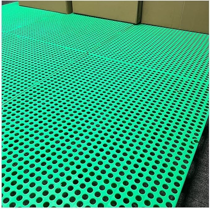 LNNW Plastic Pallet Warehouse Pallet Pet Moisture Barrier Cargo Storage Matting for Garage Supermarket, 1 Pack Floor Pallets for Garage Supermarket Basement(Green,100x60x5cm) - Image 4