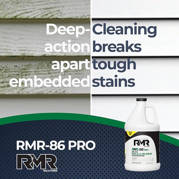 RMR-86 Pro Contractor Grade Mold Stain & Mildew Stain Remover Cleaning Solution, Professional Quality Formula, 1 Gallon - Image 8